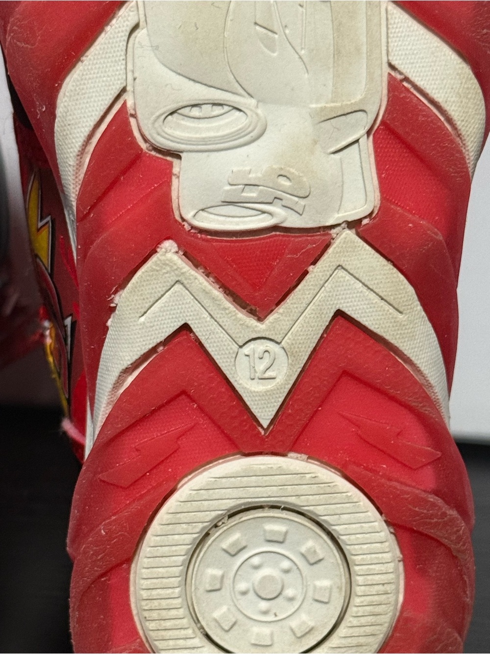 Boys (Size 12) Disney Pixar CARS Lightning McQueen Snow Boots w/Zipper Race Car - Picture 8 of 8